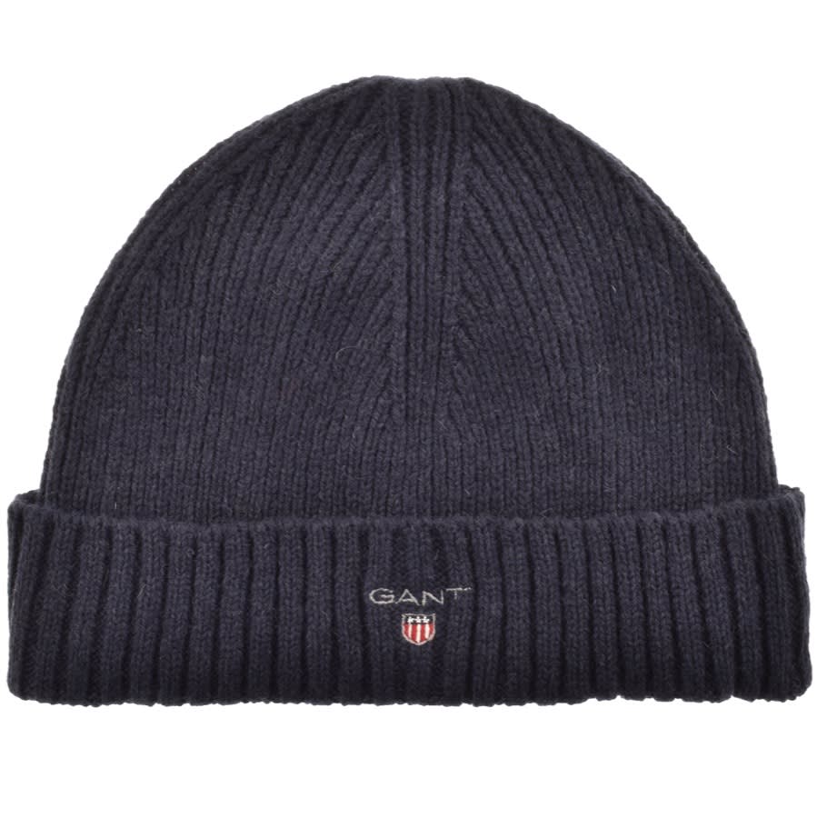 Alternative Image for ProductGant Wool Lined Beanie Hat Navy1